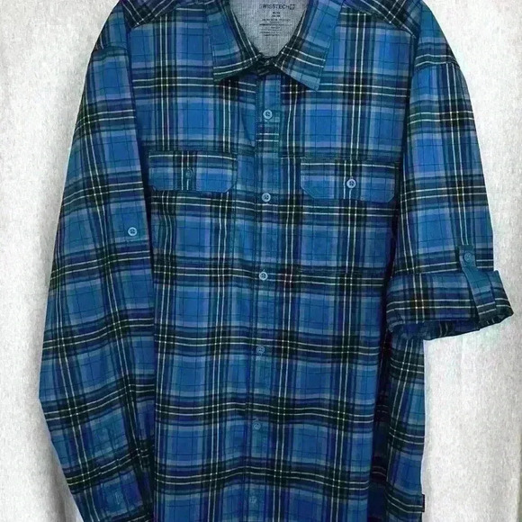 EUC Men's Swiss Tech Button-Down Long Sleeve Shirt Size XL Lightweight - Picture 6 of 10